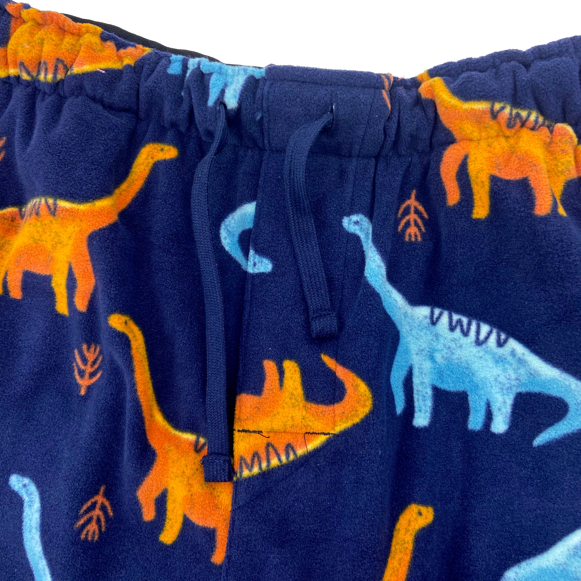 Fun Long Neck Dinosaur Patterned Soft Fleece Pant Bottoms for Adults