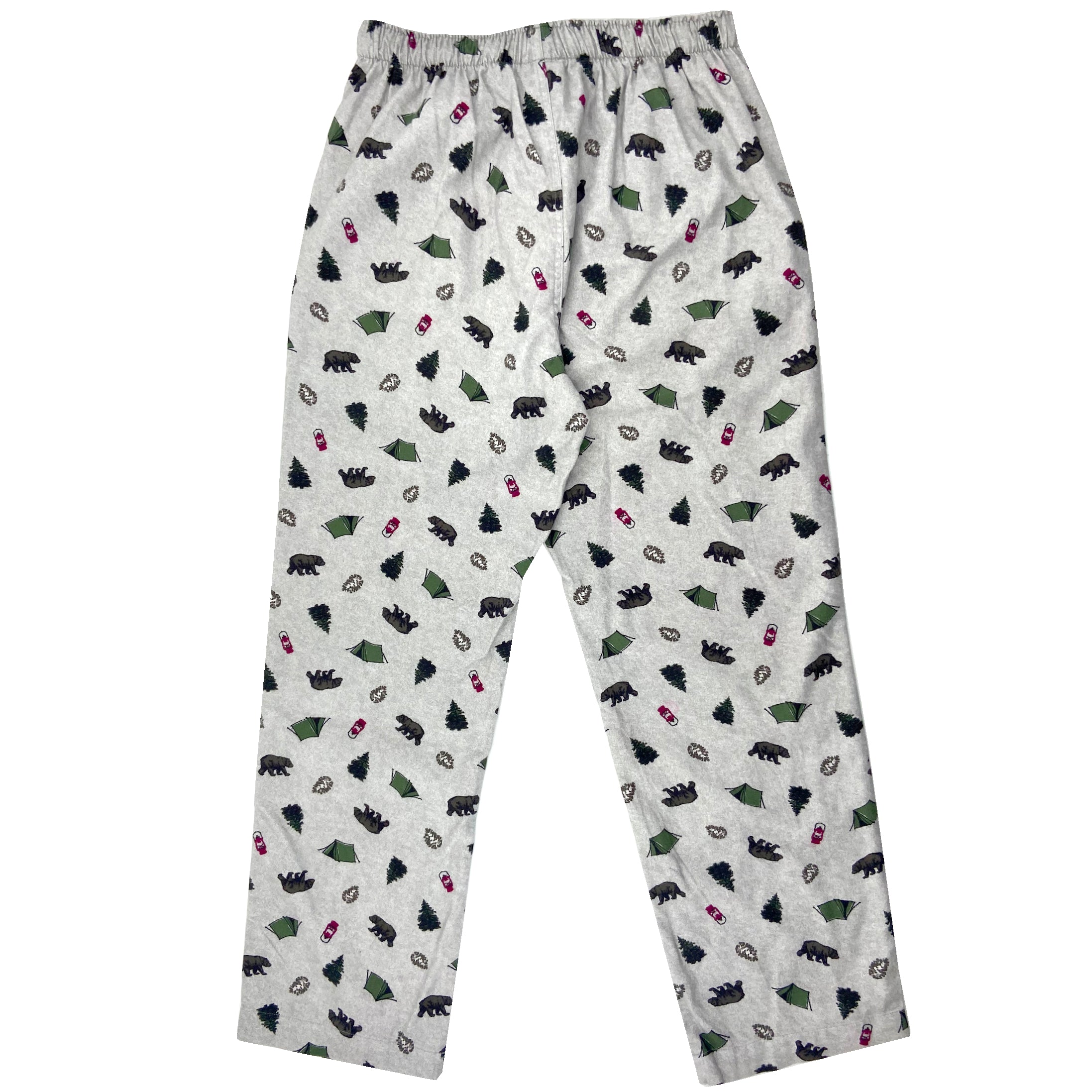 Winter Essential Cotton Bear Patterned Flannel Pyjama Pant Bottoms