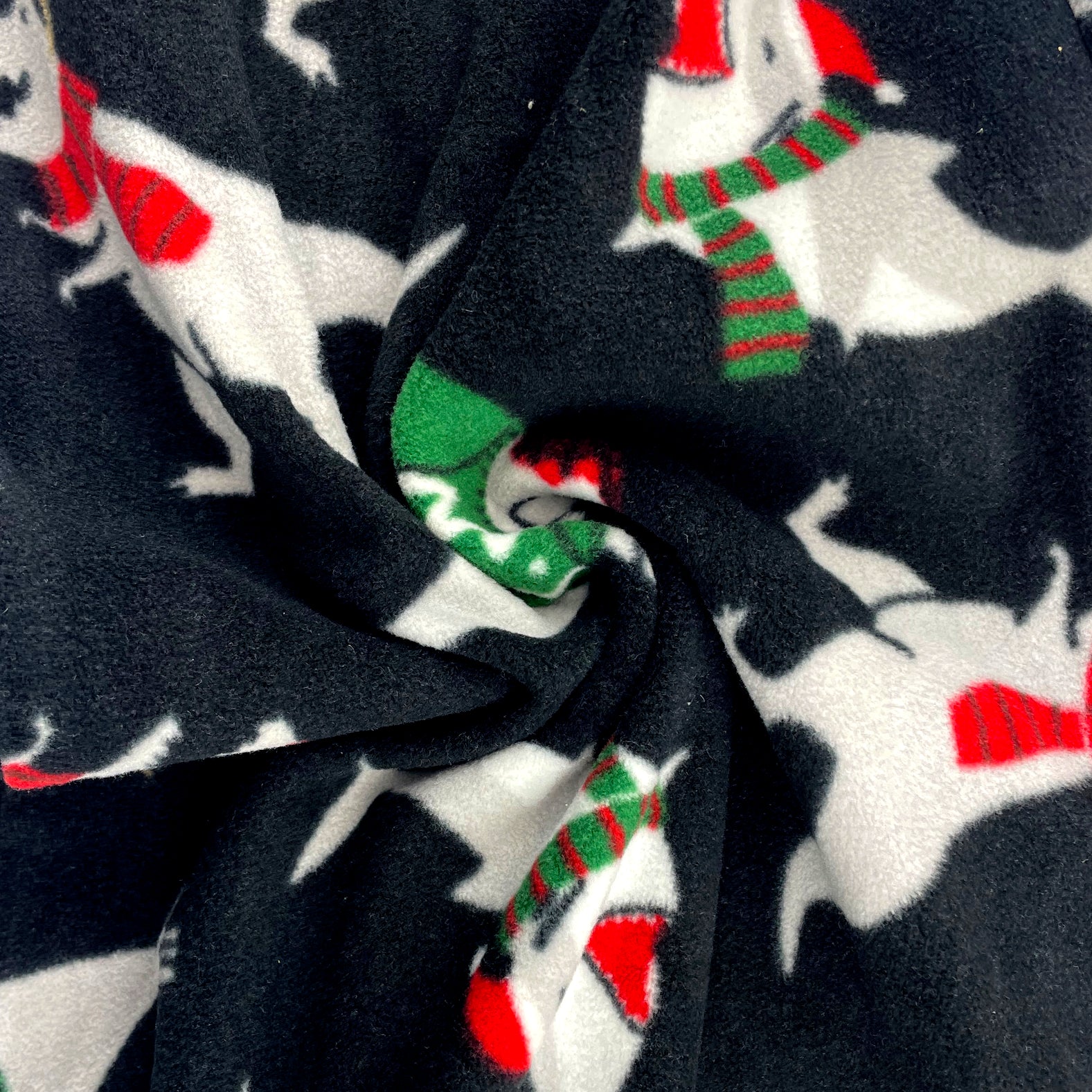 Men's Winter Essentials Warm Christmas Shark Print Fleece Pajama Pants