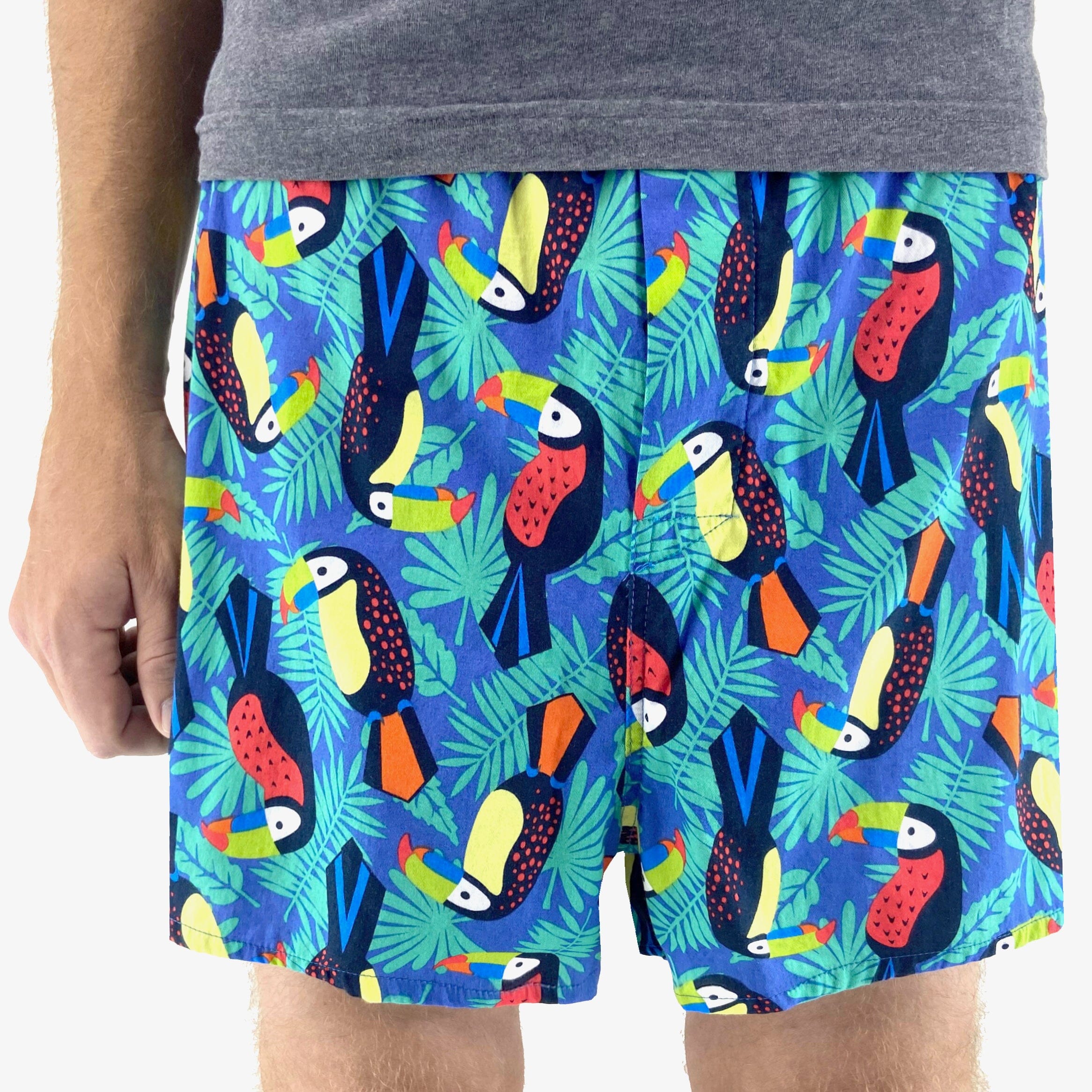 PULLIN - Copacabana Men's Fashion 2 Boxer Shorts, Multicoloured, XS :  : Fashion