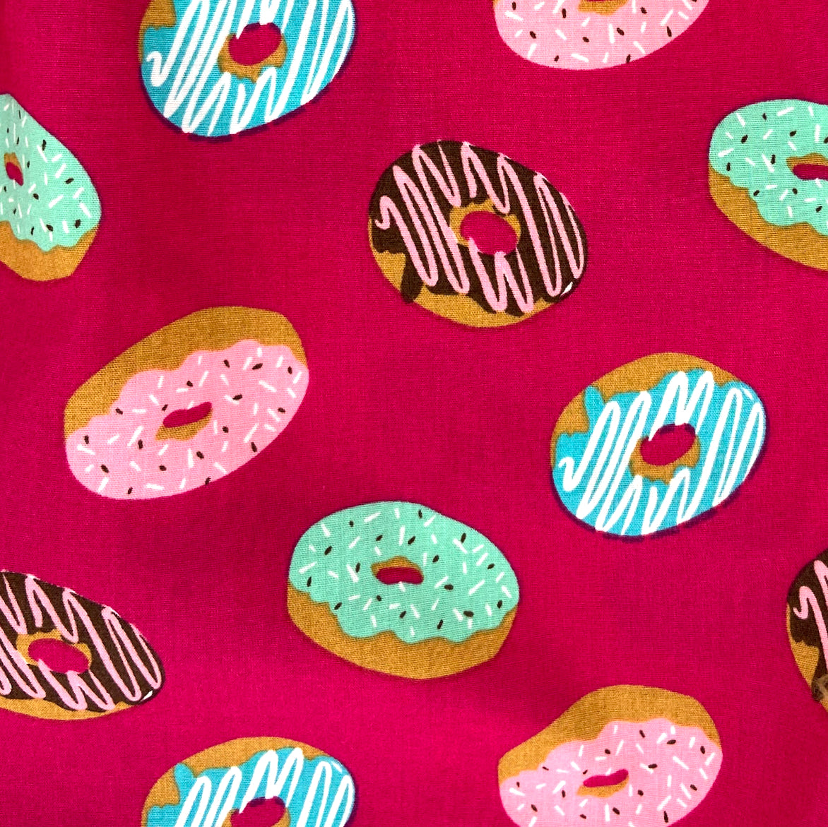 Men's Yummy Glazed Doughnut Donut Print Cotton Boxer Shorts Underwear