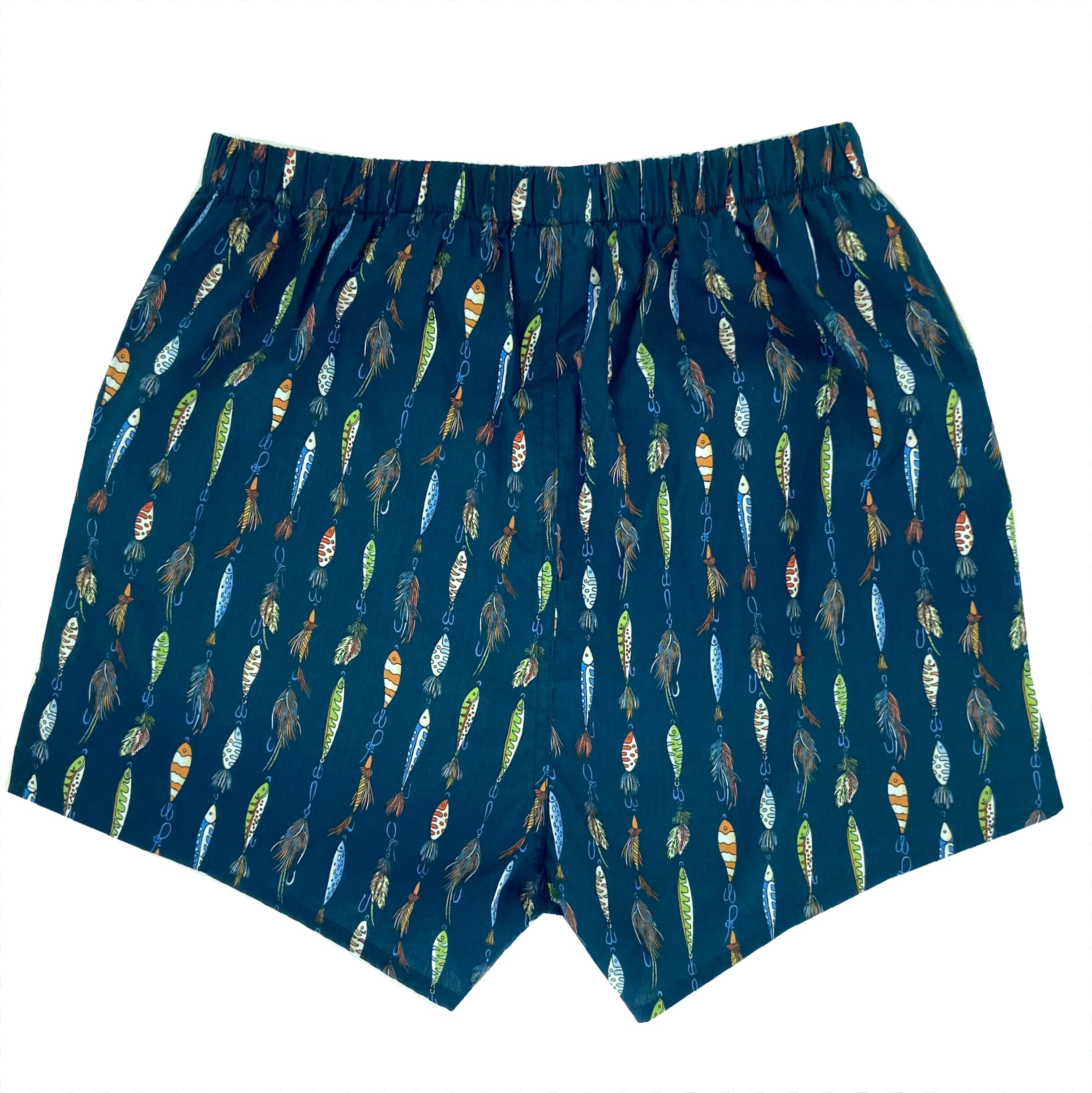 Colorful Fishing Themed Fish Lure Tackle All Over Print Boxer Shorts