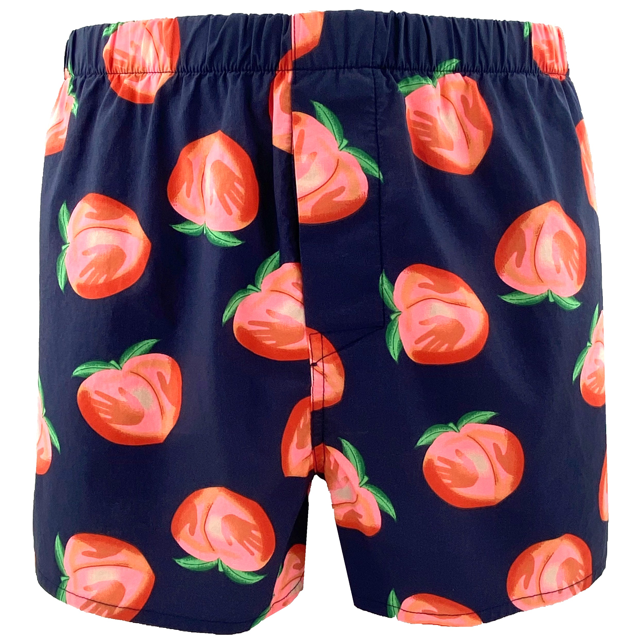 Men's Fruity Naughty Peach Bum Patterned Boxer Shorts Underwear