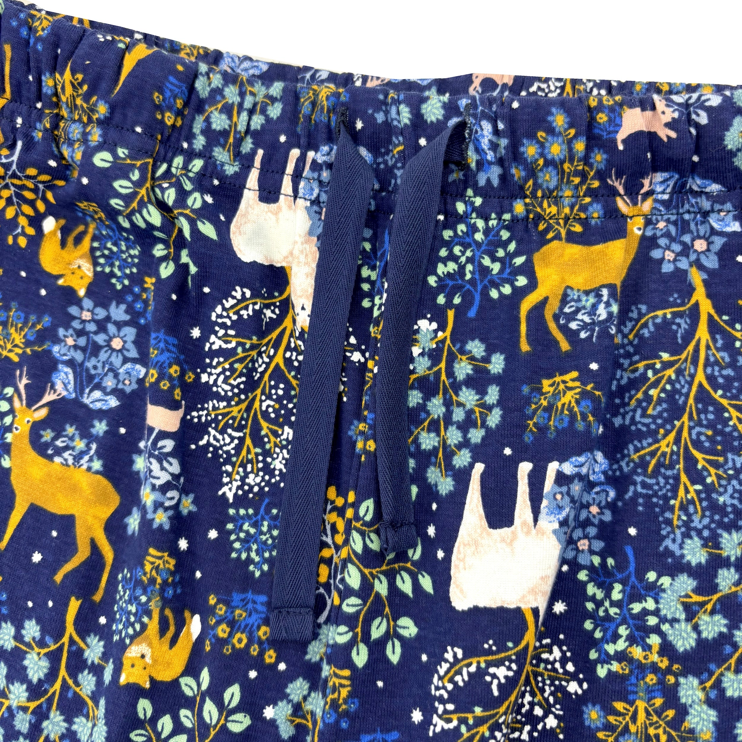 Men's Woodland Creatures Deer Rabbit Owl Fox Patterned Pajama Pants