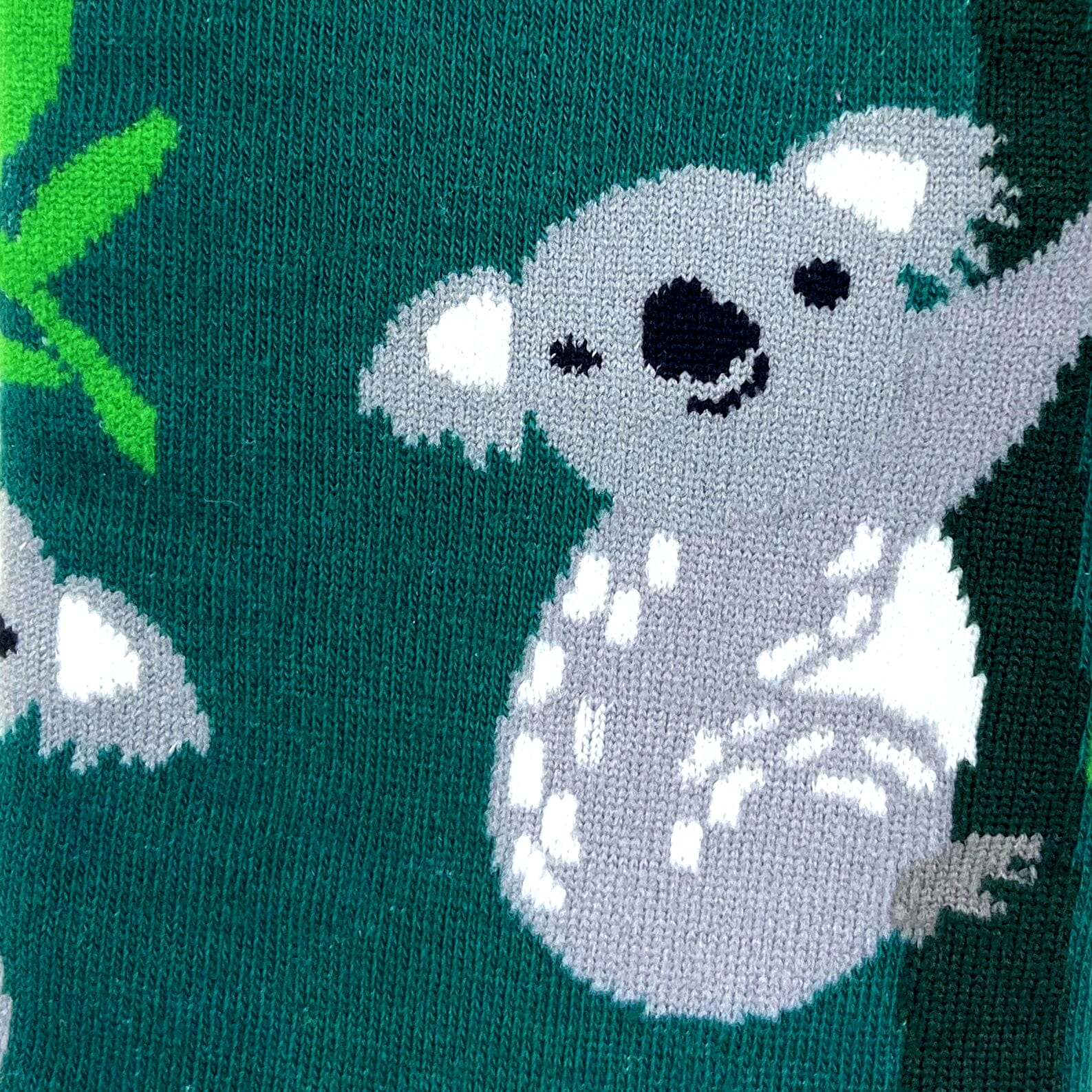 Women's Adorable Koala Bear Patterned Comfy Long Novelty Crew Socks