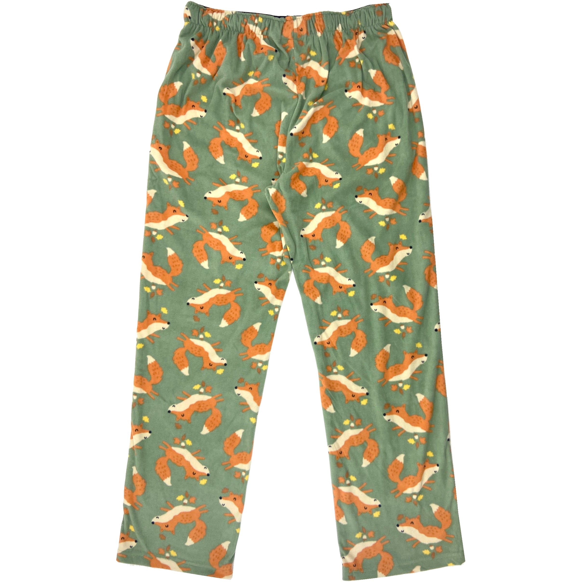 Orange Fox All Over Print Pajama Pants For Men. Shop Fox Lounge Pants