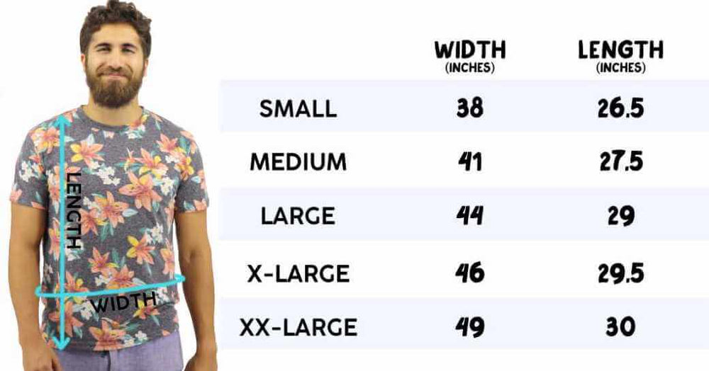 Size Chart | ROCK ATOLL Sizing Information for Menswear and Womenswear