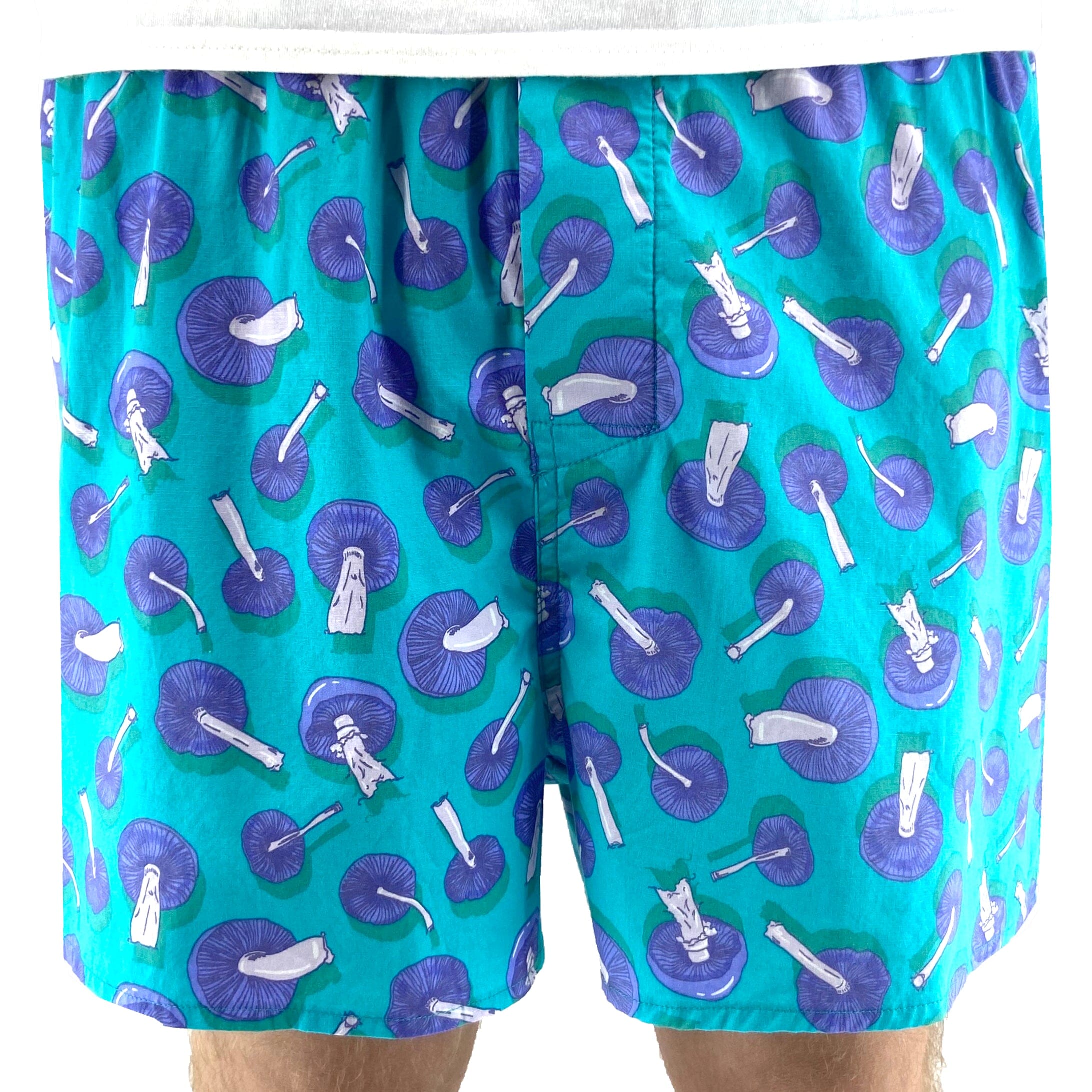 Men's Trippy Psychedelic Mushroom Shroom All Over Print Boxer Shorts 