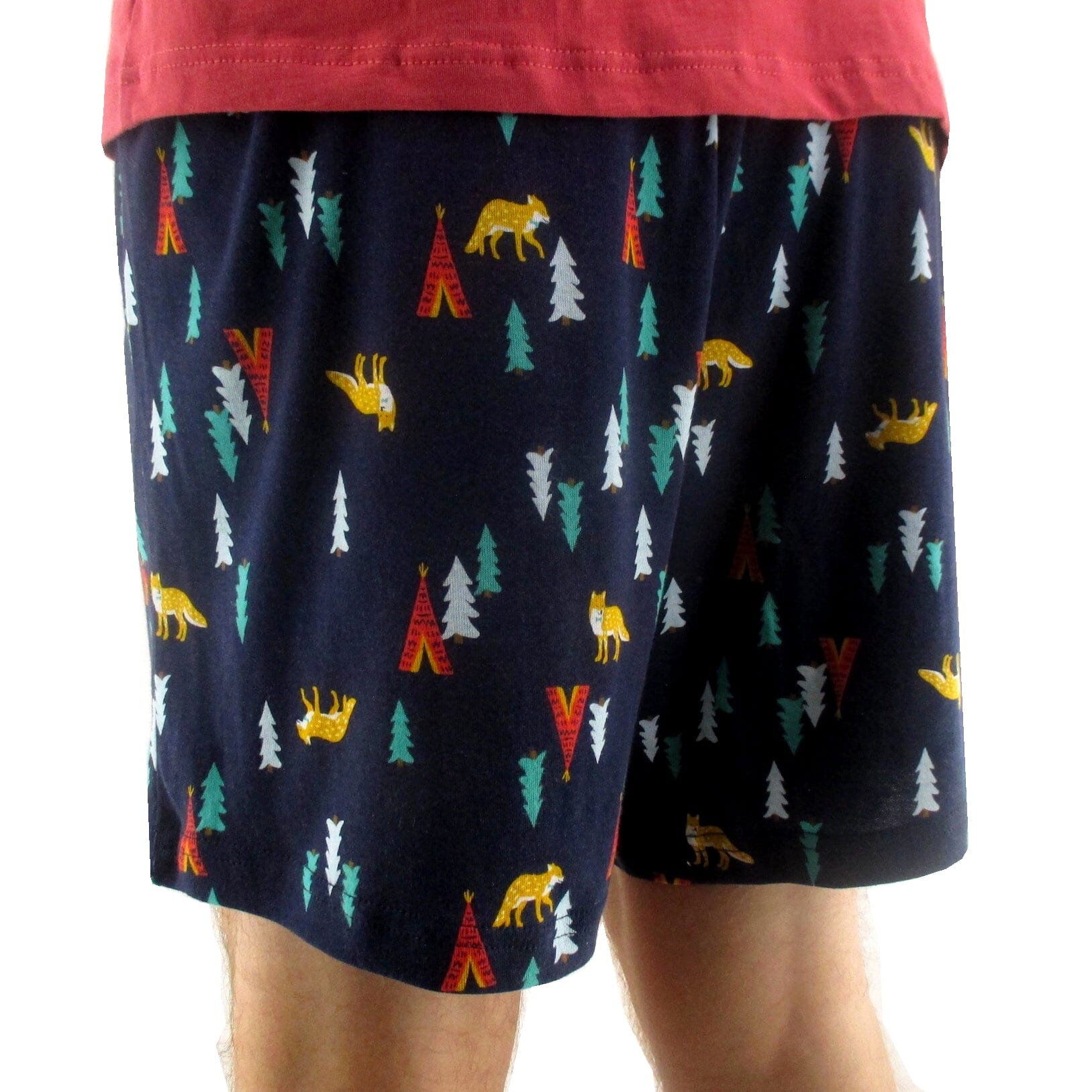 Orange discount pajama shorts