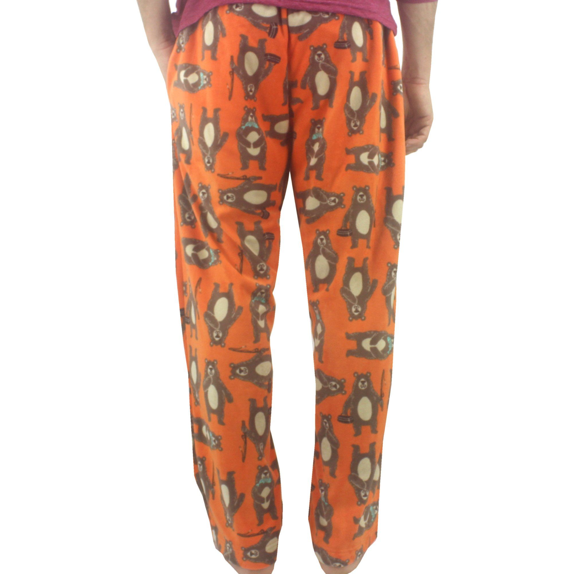 Fishing Bear Pajama Pants For Men. Buy Bear Lounge Pants Now