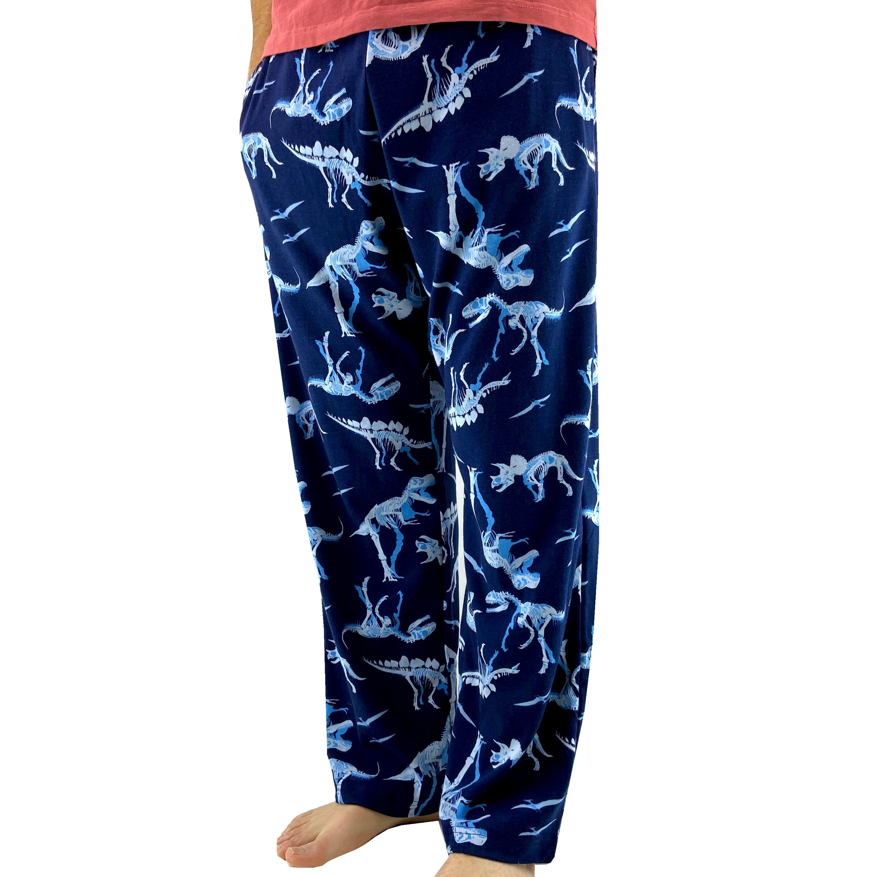 Mens dinosaur lounge online pants