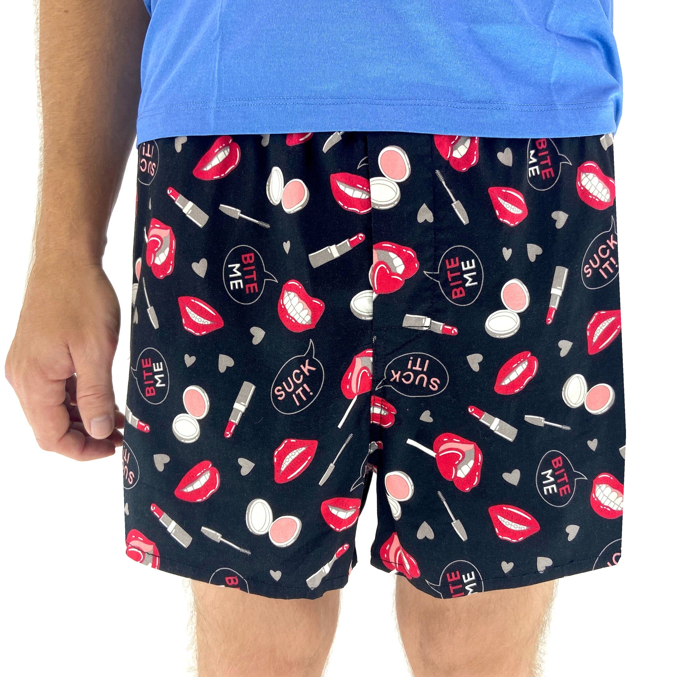 Mens patterned boxer on sale shorts